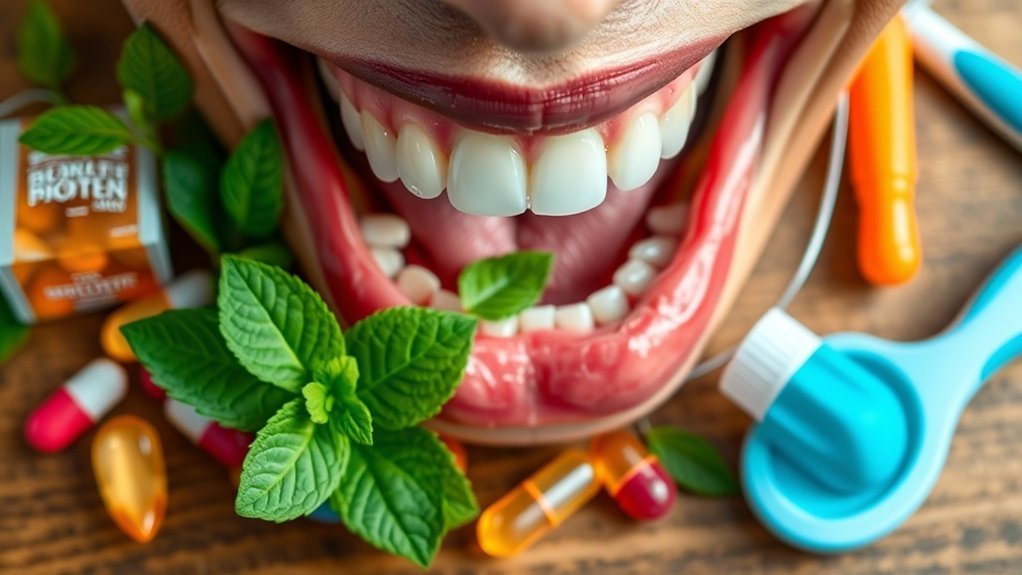 oral probiotics improve gingivitis