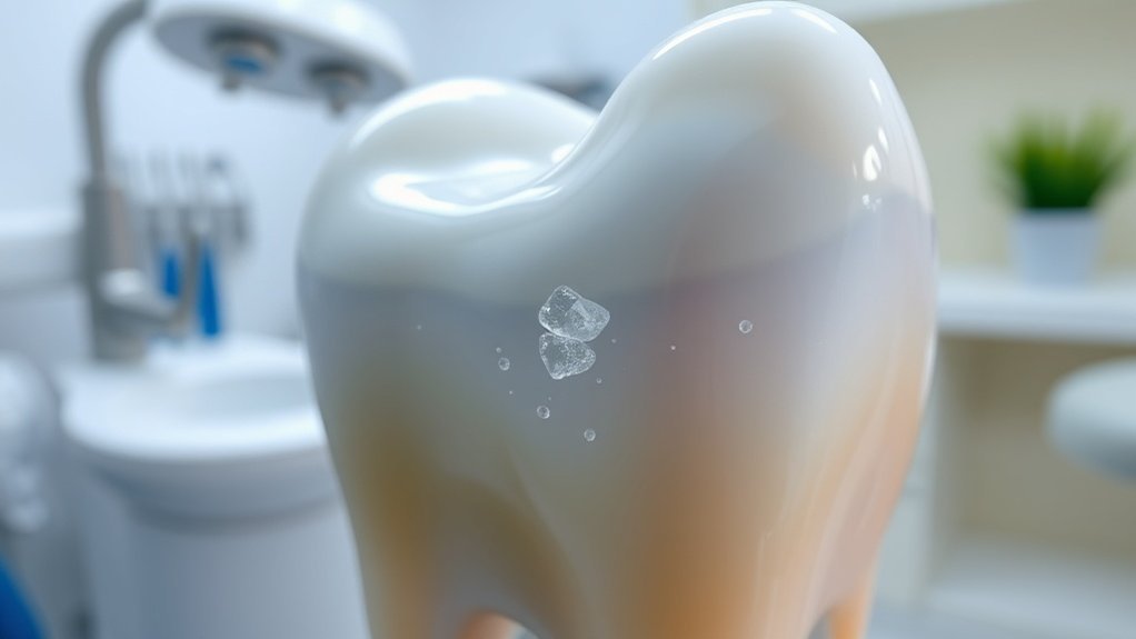 strengthening enamel with dicalcium phosphate